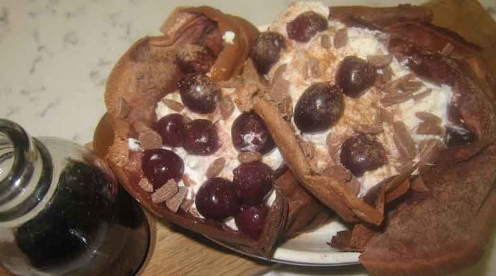 Black forest crepe recipe