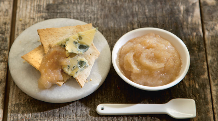 Siobhan baked pear vanilla compote