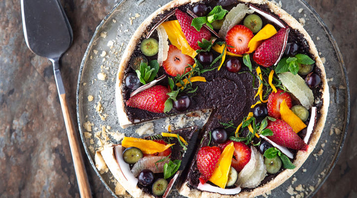 SuperValu The Happy Pear Chocolate Ganache Tart. SuperValu The Happy Pear Chocolate Ganache Tart