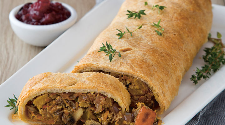SuperValu The Happy Pear's Creamy Mushroom and Pumpkin Wellington SuperValu TheHappyPear Mushroom Wellington