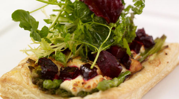 Asparagus and Goat's Cheese Tartlets