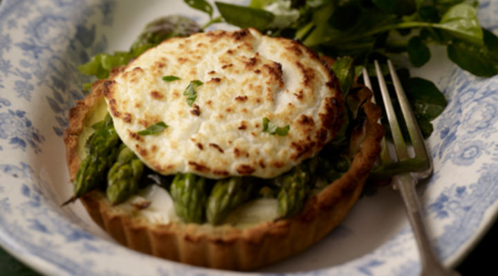 Asparagus & Goats Cheese Tartlet