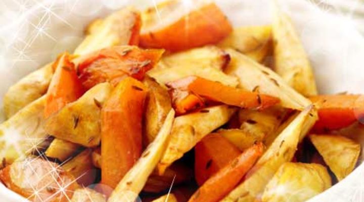 Balsamic Honey, Roasted Carrots & Parsnips