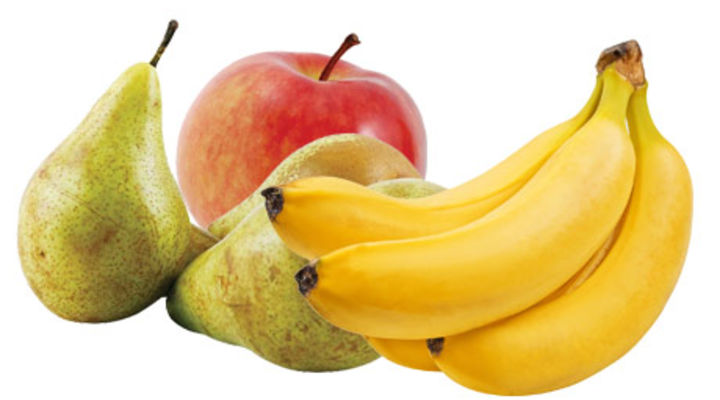 banana pear and apple