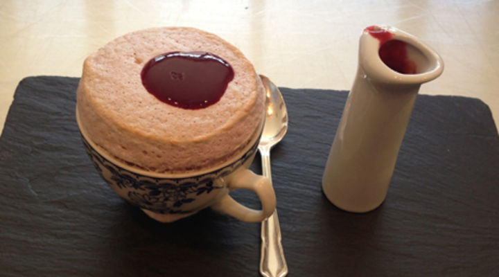 Blackberry and Lemon Soufflé