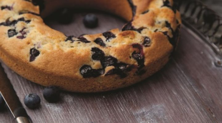 Blueberry and Yogurt Pot Cake