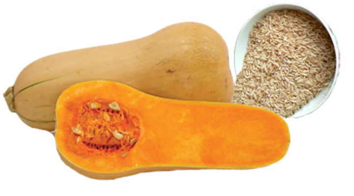 Butternut Squash, Chicken & Rice