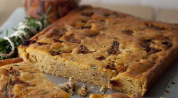 Cheese and bacon squares
