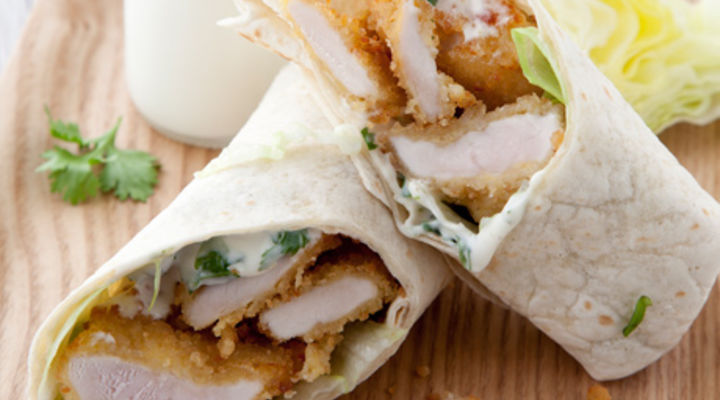 Chicken Goujon Wraps