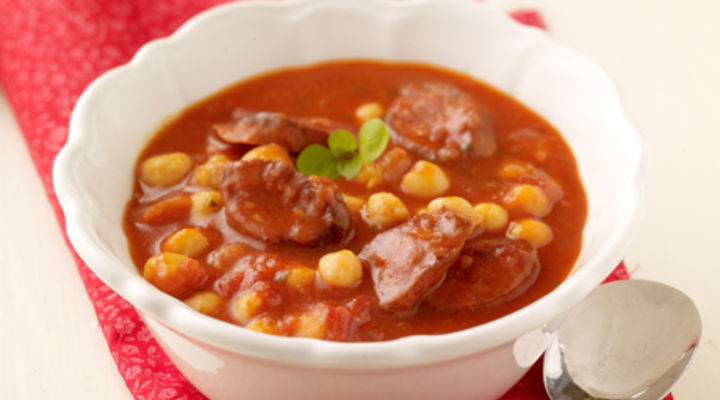 Chorizo & Chickpea Soup