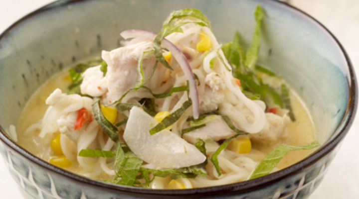 Coconut Chicken Noodle Soup