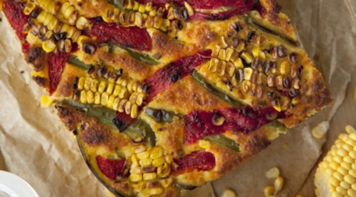 Roasted Pepper Cornbread