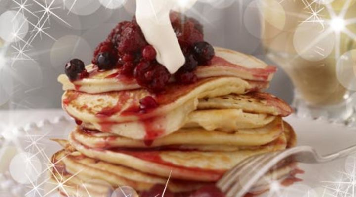 Eggnog Pancakes