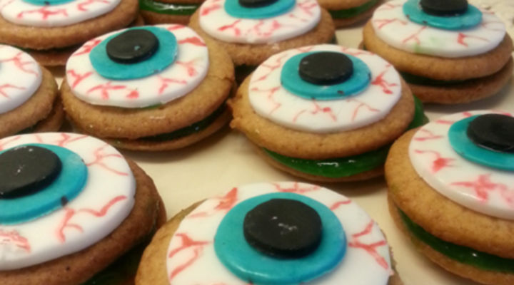 Slimey Eyeball Cookies