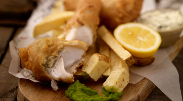 Traditional Battered Fish with Chunky Chips