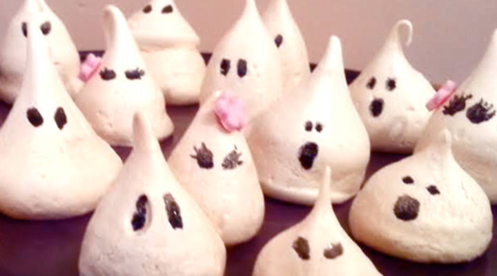 Ghost Meringues