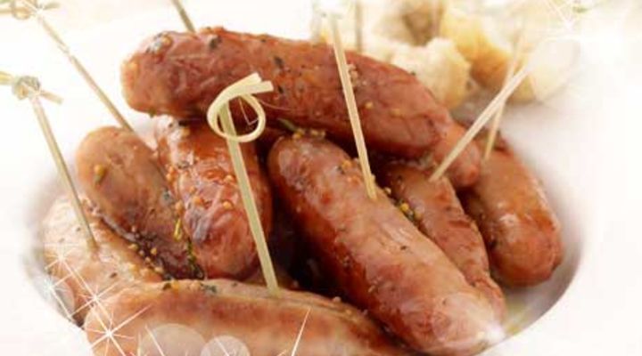 Honey and Mustard Sausages