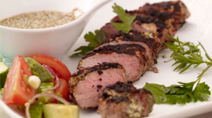 Marinated Pork with Yoghurt and Coriander