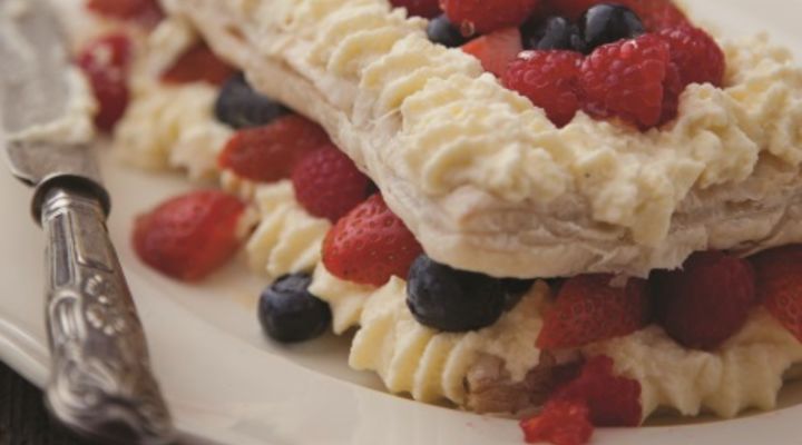 Summer Berry Mille Feuille