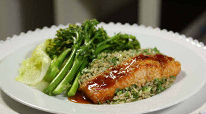 Friday 20th Feb - Teriaki Salmon and Coriander Rice