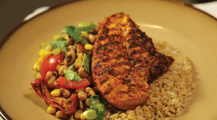 Saturday 21st Feb - Cajun Grilled Chicken and Black eyed Beans