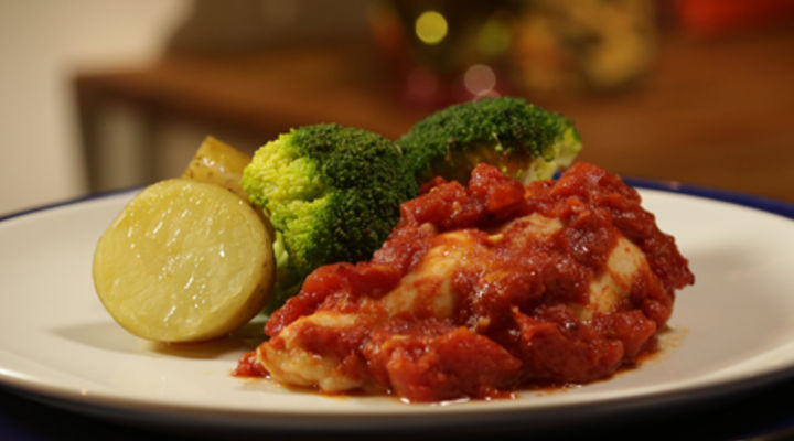 Wednesday 25th Feb - Stuffed Chicken with Mozzarella and Chilli