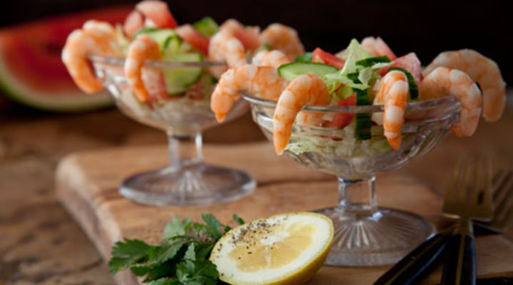 Prawn Cocktail with Melon & Cucumber