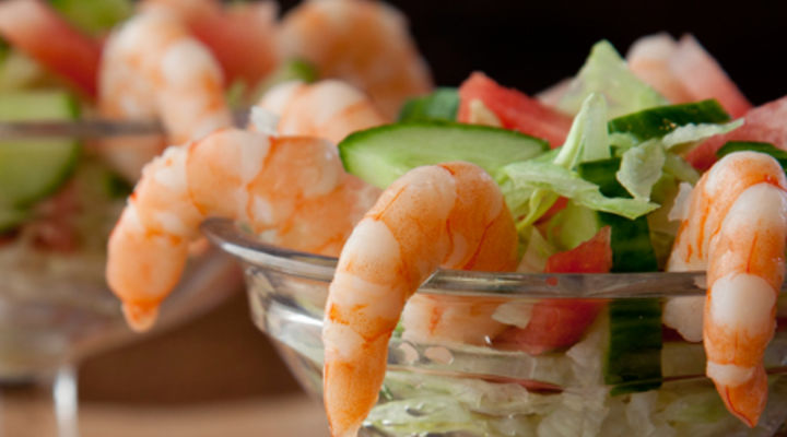 Sweet Gem Prawn and Mango Cups