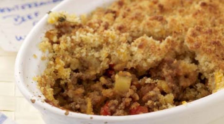 Mediterranean Beef Gratin