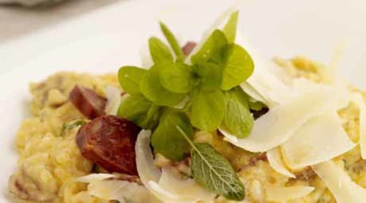 Creamy Chorizo Risotto