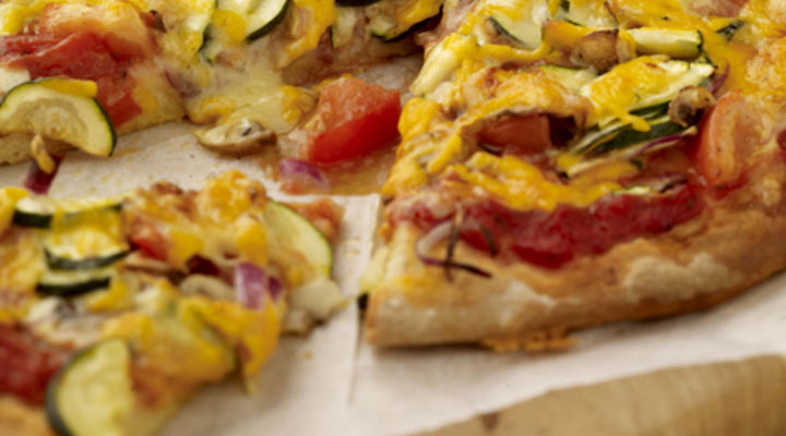Vegetarian Soda Bread Pizza