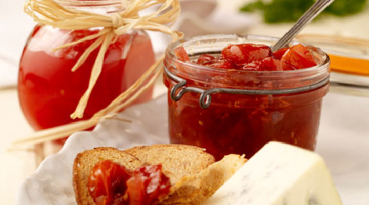 Red Cherry Tomato and Thyme Chutney