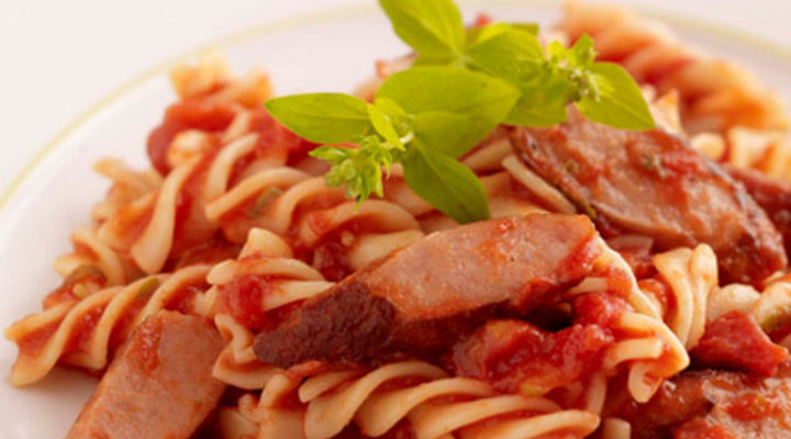 Sausage & Tomato Pasta
