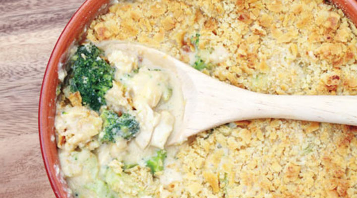 Creamy Turkey Bake with a Herb Crust Topping
