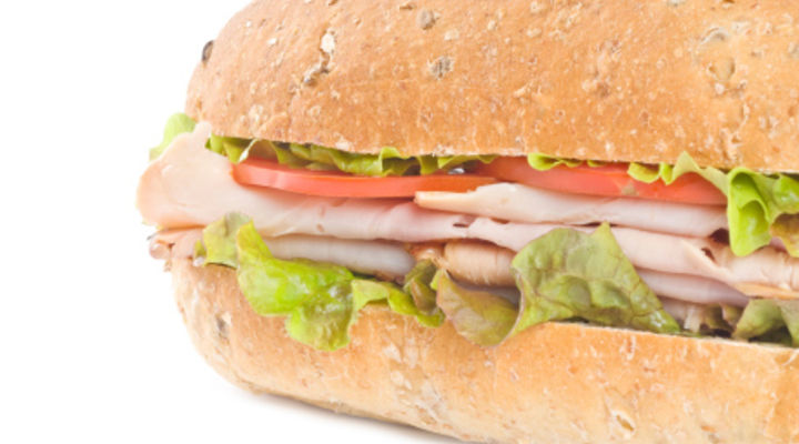 Turkey and Salad Sub