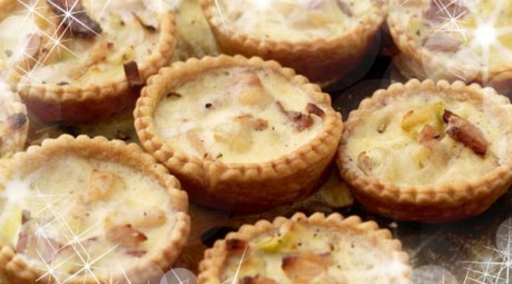 Turkey, Leek and Cheddar Mini Quiche