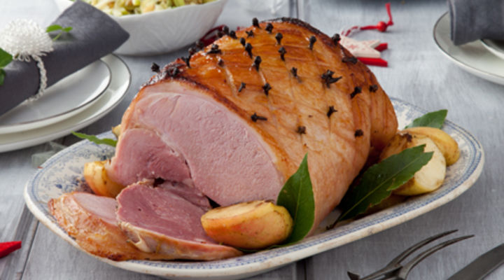 Whiskey Glazed Ham
