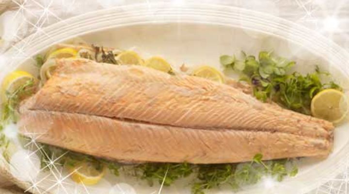 Whole Baked Salmon