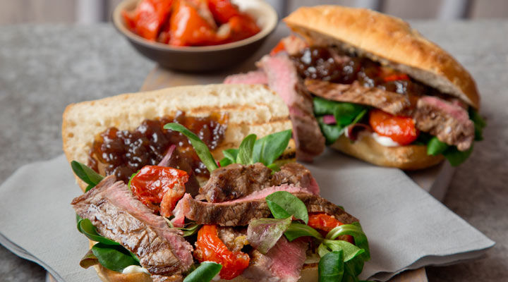 Balsamic Steak Sandwich Recipe