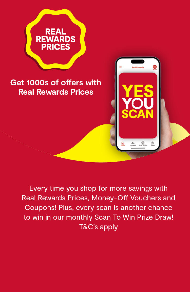 Get 1000's of offers with Real Rewards Prices