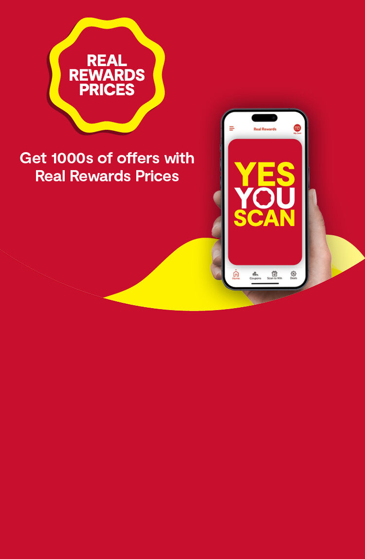 Get 1000's of offers with Real Rewards Prices
