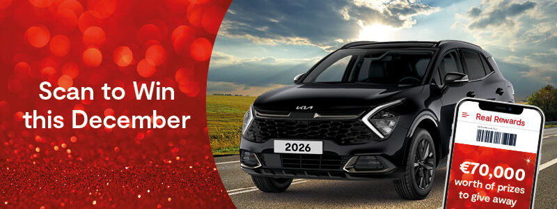 Scan to Win August One Year Free Shopping gift card • €100 SuperValu e-gift card for EVERY Store • A week's European River Cruise for 2