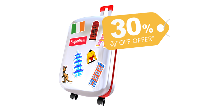 SuperValu Travel Insurance with 30 percent off online 