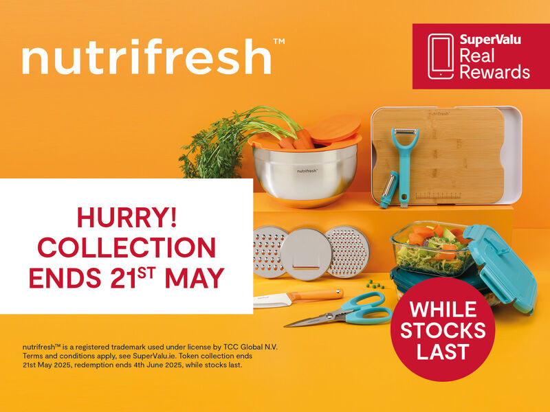 NutriFresh Hurry Collection Ends 21st of May While Stocks Last