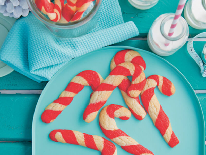 Candy cane cookies recipe