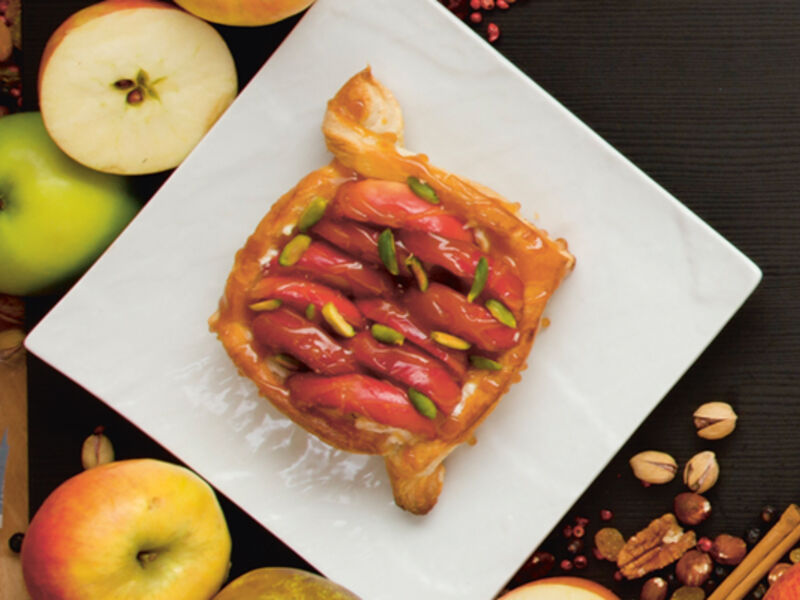 Puff pastry apple tartlets recipe