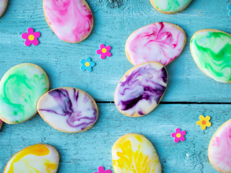 Marbled shortbreads recipe