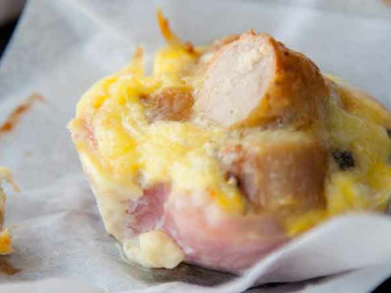 Egg sausage and bacon cups