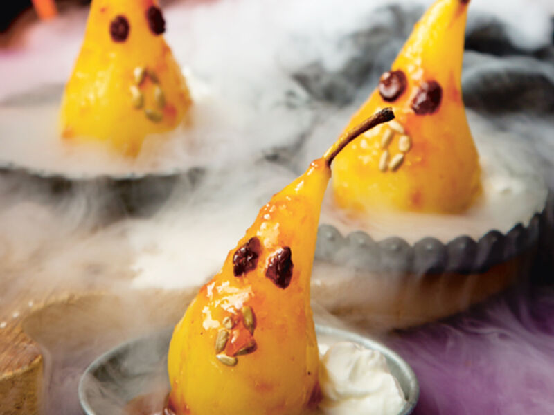Sharon poached pear