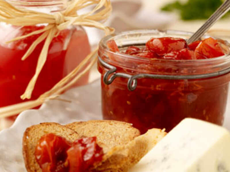 Red Cherry Tomato and Thyme Chutney
